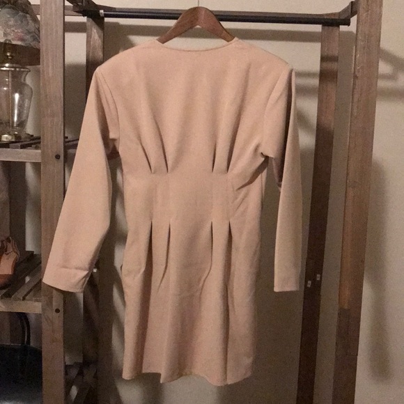 ASOS DESIGN Mini Dress Soft Camel Size 6 - Picture 11 of 12